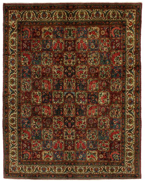 Bakhtiari Persian Carpet 398x316