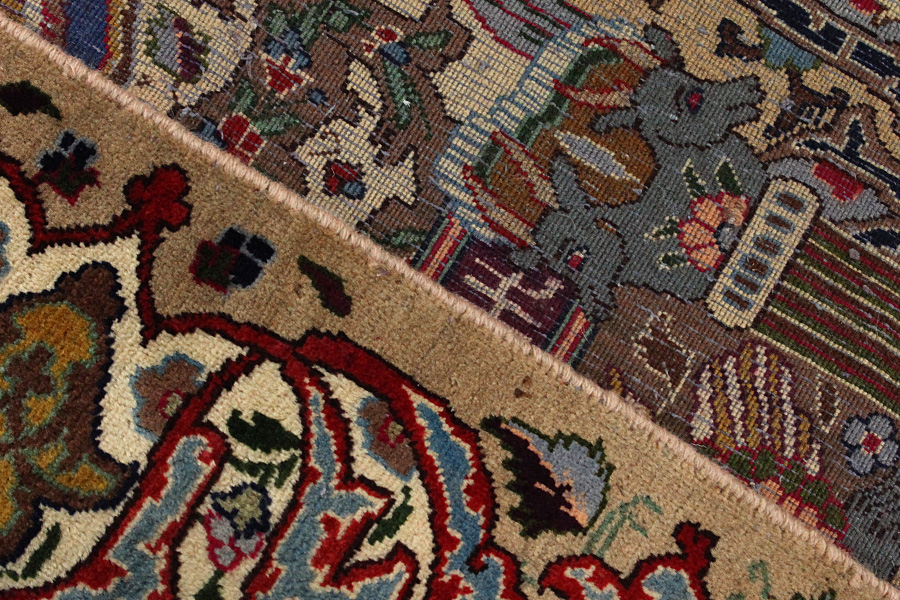 Kashmar - old Persian Carpet 393x306 - Picture 5