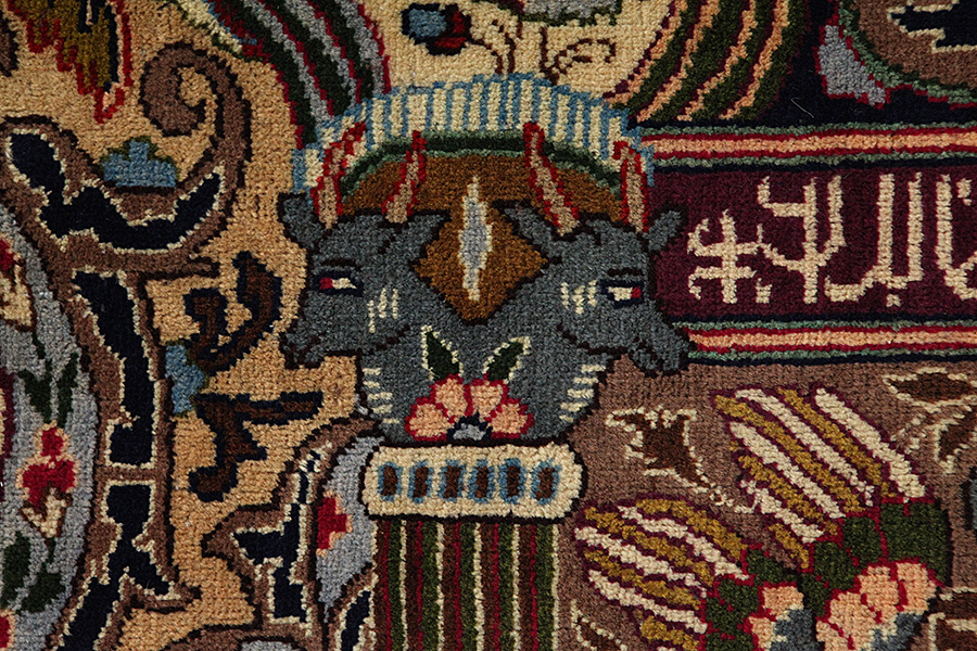 Kashmar - old Persian Carpet 393x306 - Picture 8
