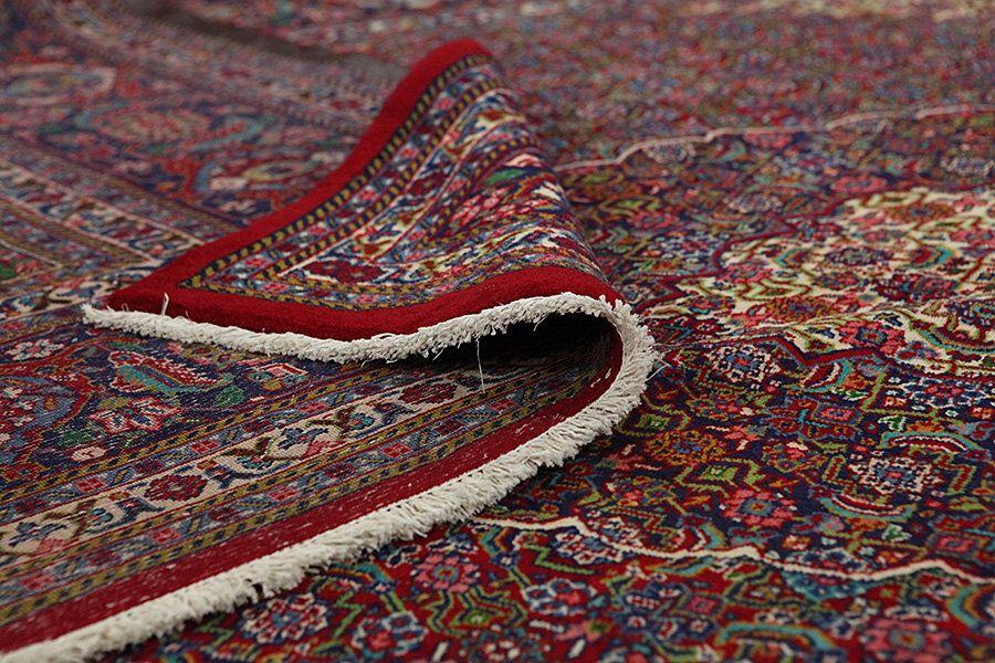Bijar - Kurdi Persian Carpet 396x297 - Picture 4
