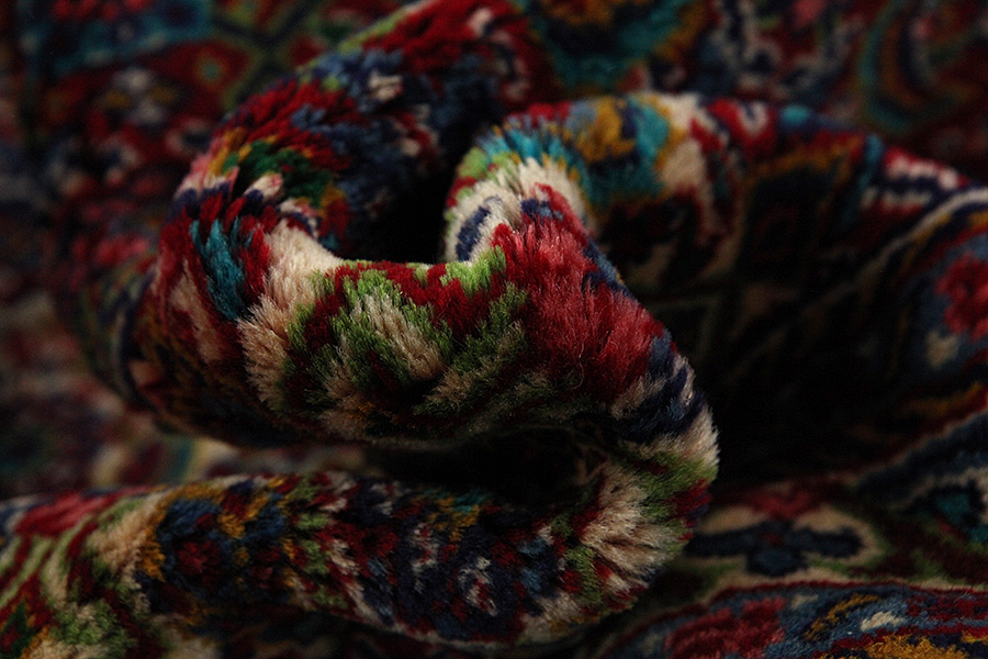 Bijar - Kurdi Persian Carpet 396x297 - Picture 6