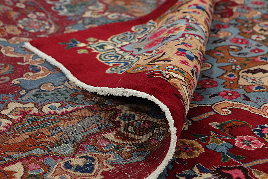 Jozan - old Persian Carpet 378x292 - Picture 4