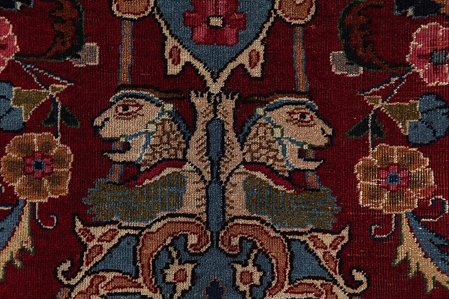 Jozan - old Persian Carpet 378x292 - Picture 10