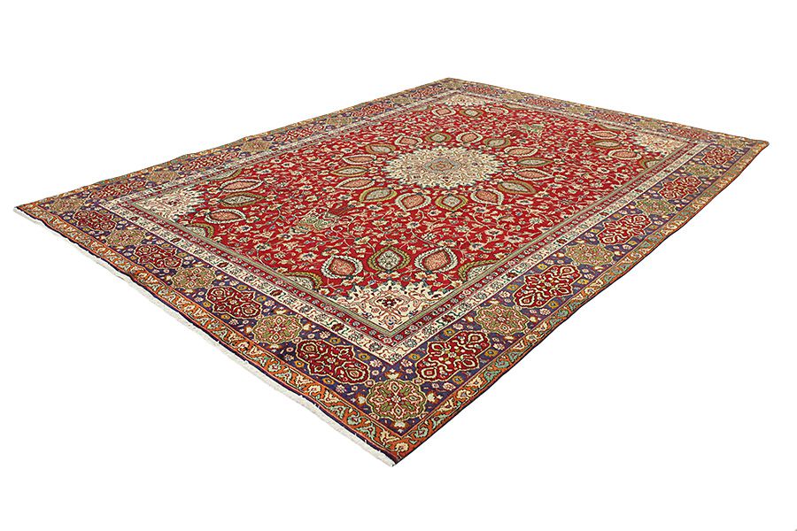 Tabriz - old Persian Carpet 415x286 - Picture 2