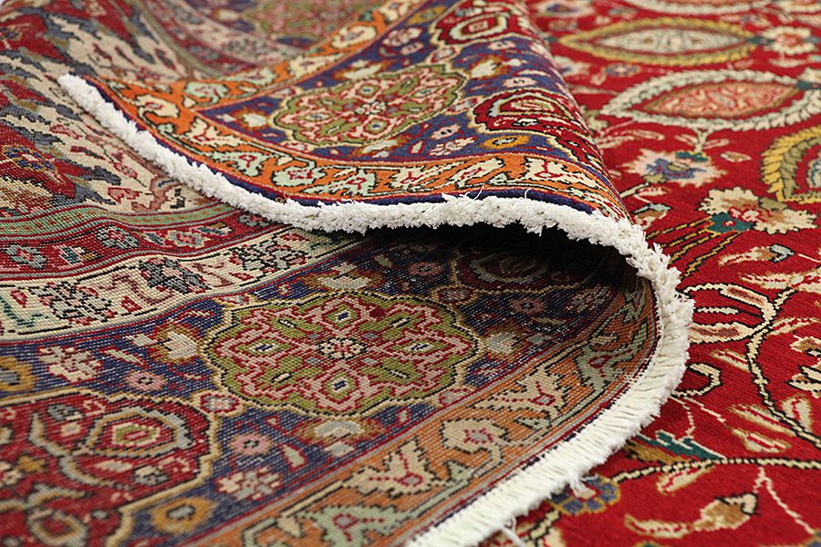 Tabriz - old Persian Carpet 415x286 - Picture 4