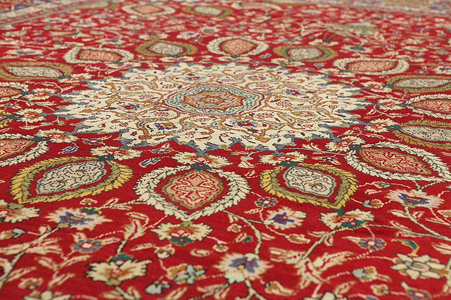 Tabriz - old Persian Carpet 415x286 - Picture 8