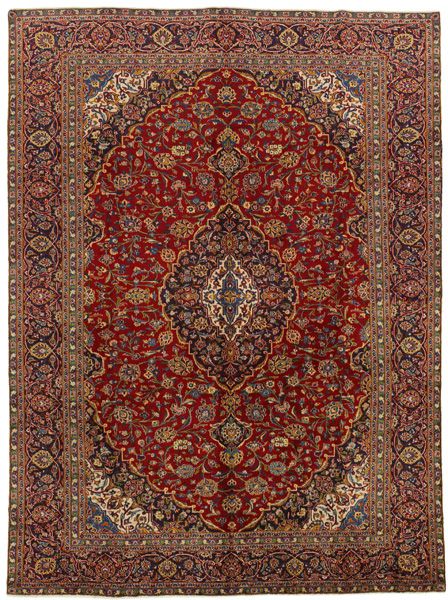 Kashan Persian Carpet 390x292