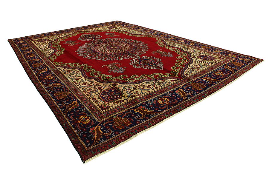 Tabriz Persian Carpet 398x289 - Picture 1