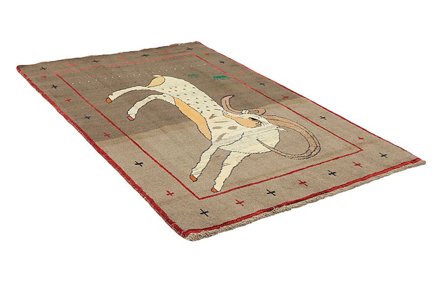 Gabbeh - Qashqai Persian Carpet 230x153 - Picture 1