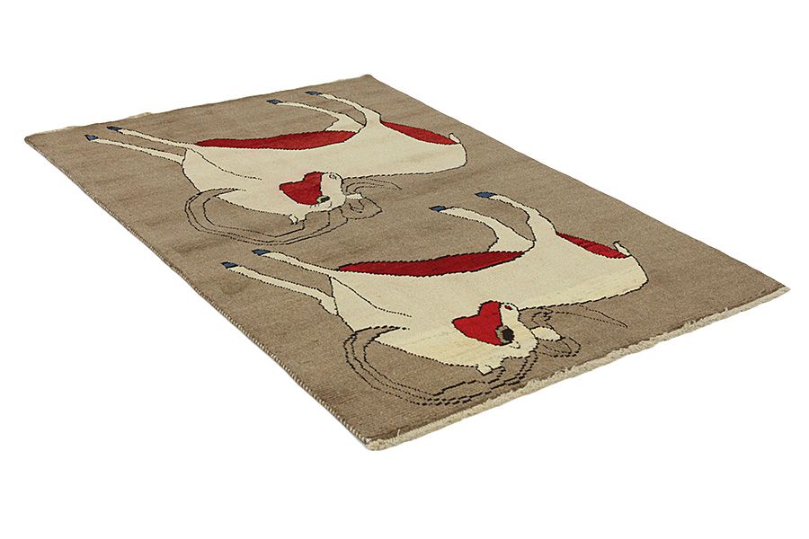 Gabbeh - Qashqai Persian Carpet 210x148 - Picture 1