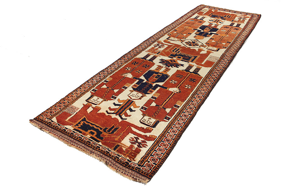 Qashqai Persian Carpet 400x121 - Picture 2