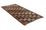 Gabbeh - Bakhtiari Persian Carpet 286x124 - Picture 1