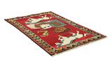 Gabbeh - Qashqai Persian Carpet 190x120 - Picture 1